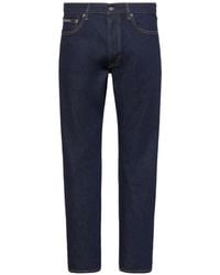 Calvin Klein - Victor Logo-Patch Straight-Leg Jeans - Lyst