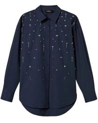 Twinset - Hemd Mit Handstickerei - Lyst
