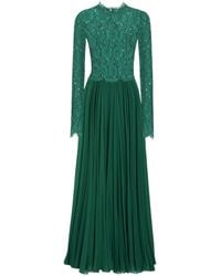Dolce & Gabbana - レースパネル ドレス - Lyst