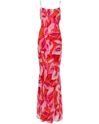 ANDAMANE - Slip dress Ninfea con estampado floral - Lyst