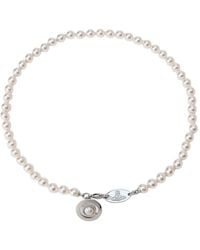 Vivienne Westwood - Simonetta Logo-Pendant Necklace - Lyst