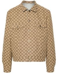 Gucci - Gg Canvas Reversible Denim Jacket - Lyst