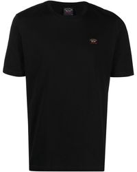 Paul & Shark - Logo-Patch Cotton T-Shirt - Lyst