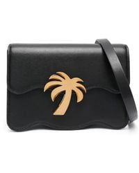 Palm Angels - Palm Beach Leather Shoulder Bag - Lyst