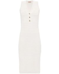 Twinset - Crochet Midi Dress - Lyst