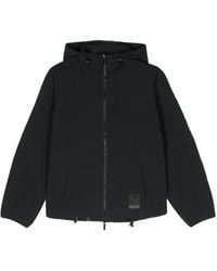 Armani Exchange - Logo-jacquard Hooded Jacket - Lyst