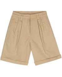 Aspesi - Pantalones cortos con pinzas - Lyst
