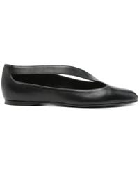 KHAITE - Diana Leather Ballet Flat - Lyst