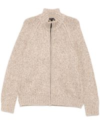 James Perse - Chunky Zip-Up Cardigan - Lyst