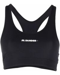 Jil Sander - Sports Top With Logo - Lyst