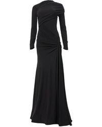 Carolina Herrera - Abito Da Sera Con Maniche Lunghe - Lyst