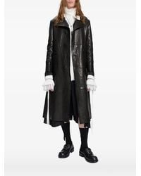 Ann Demeulemeester - Lionel Leren Jas - Lyst
