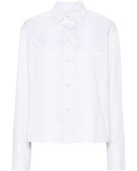 Genny - Sequin-embellished Poplin Shirt - Lyst
