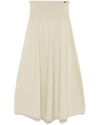 Extreme Cashmere - High-Waisted Draped Skirt - Lyst