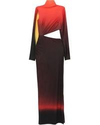 Patrizia Pepe - グラデーション カットアウト ドレス - Lyst