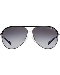 ARMANI EXCHANGE - Navigator-Frame Sunglasses - Lyst