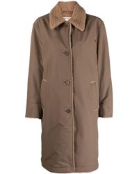 Our Legacy - Faux-shearling Collar Coat - Lyst