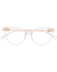 Gucci - Logo-Plaque Cat-Eye Glasses - Lyst