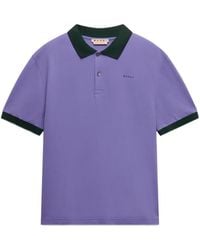 Marni - Polo Piqué À Bordures Contrastées - Lyst
