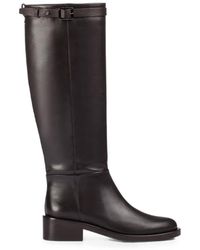 Doucal's - Buckle-Detail Knee-High Boots - Lyst