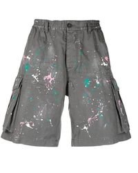 DSquared² - Cargo-Shorts mit Farbklecksen - Lyst