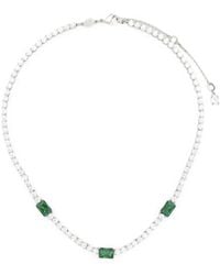Swarovski - Matrix Tennis Necklace - Lyst