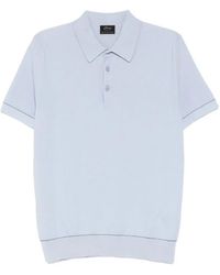 Brioni - Sea Island Piqué Cotton Polo Shirt - Lyst
