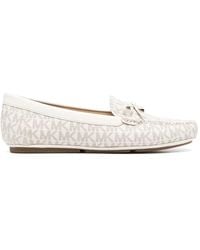 MICHAEL Michael Kors - Juliette Monogram-Jacquard Moccasins - Lyst