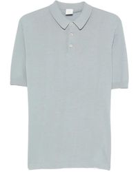Eleventy - Polo À Boutonnière Avant - Lyst