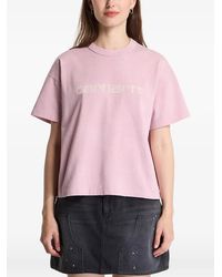 Carhartt - Painter Splatter-Effect Logo-Print T-Shirt - Lyst