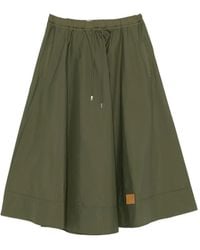 Jonathan Simkhai - Drawstring Midi Skirt - Lyst