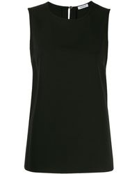 P.A.R.O.S.H. Blusa con spacco posteriore - Nero