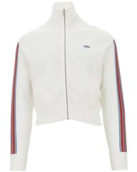 Autry - Veste Rayée À Col Cheminée - Lyst