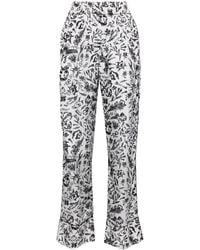 Off-White c/o Virgil Abloh - Tattoo-Print Pyjama Pants - Lyst