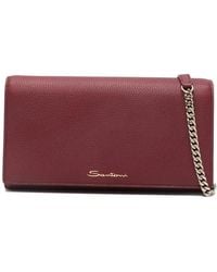 Santoni - Chain Leather Wallet - Lyst