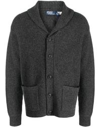 Polo Ralph Lauren - Buttoned Wool-blend Cardigan - Lyst
