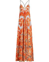 Etro - Patterned-jacquard Gown - Lyst