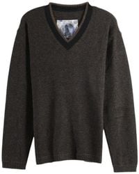 Ziggy Chen - V-Neck Sweater - Lyst