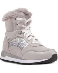 Geox - Trimmed High-Top Sneakers - Lyst
