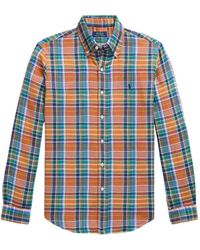 Polo Ralph Lauren - Custom Fit Plaid Double-Faced Shirt - Lyst
