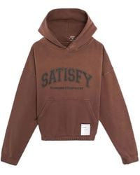 Satisfy - Logo-Print Hoodie - Lyst