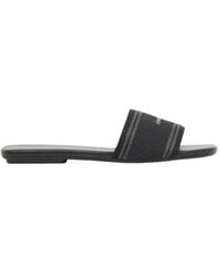 ARMANI EXCHANGE - Logo-Print Sandals - Lyst