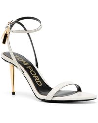 Tom Ford Padlock 85mm Sandals | Lyst Tom Ford Padlock 85mm Sandals | Lyst