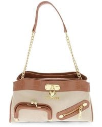 Love Moschino - Crocodile-Effect Tote Bag - Lyst