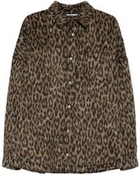 Palm Angels - Leopard-Print Button-Fastening Overshirt - Lyst
