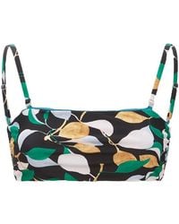 La DoubleJ - Top De Bikini Estilo Bandeau Reversible - Lyst