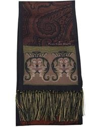 Pierre Louis Mascia - Aloeuw Paisley-Print Fringed Scarf - Lyst