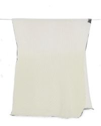 Issey Miyake - Pleated Frayed Scarf - Lyst