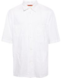 Barena - Nodola Hoc Stone Cotton Shirt - Lyst