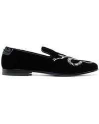 Philipp Plein - Crystal Snake Loafers - Lyst